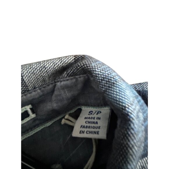 Tommy Bahama Mens Canyon Beach Plaid Flannel Shirt Size S - Picture 7 of 8